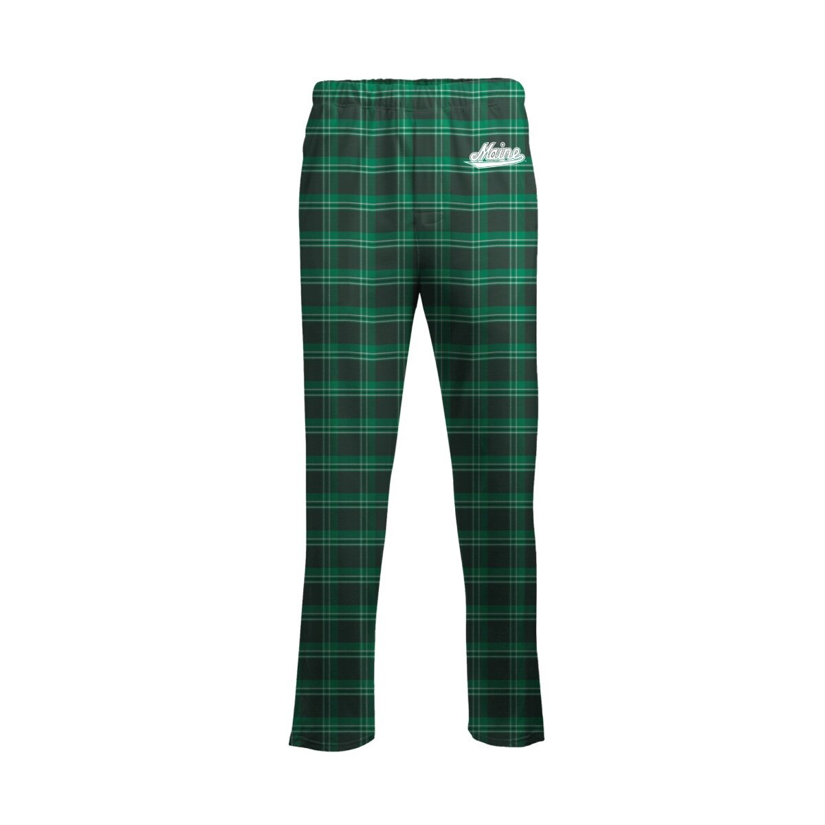 Maine Script Green Flannel Pants